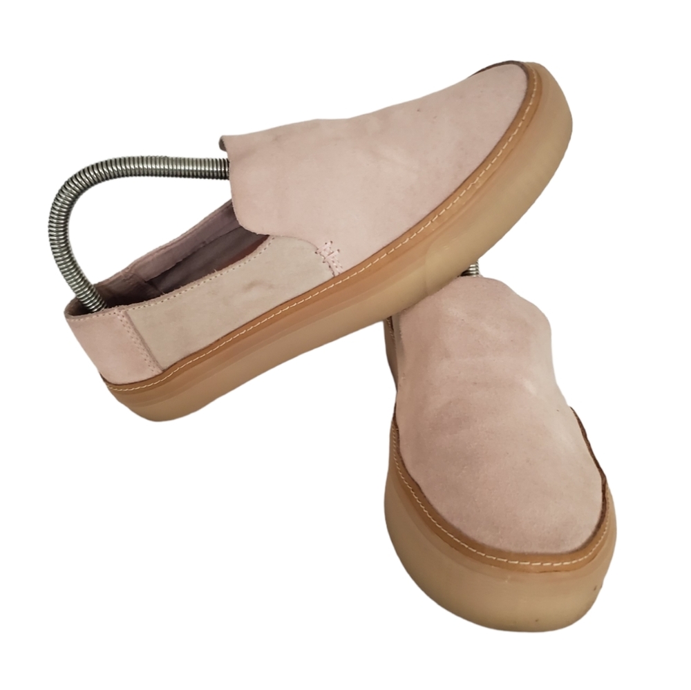 Toms Pink and Gray Sneakers Comfortable and Stylish